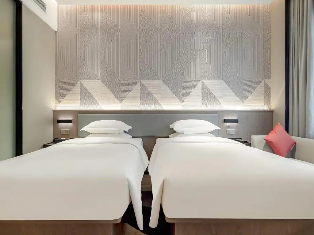 Bed in Borrman Hotel Fangchenggang Shangsi Zhonghua Road