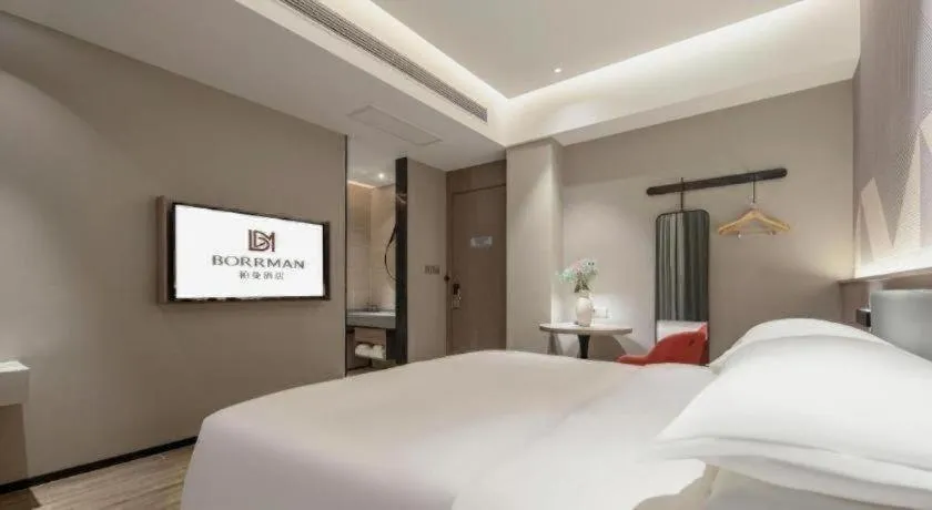 Bed in Borrman Hotel Fangchenggang Shangsi Zhonghua Road