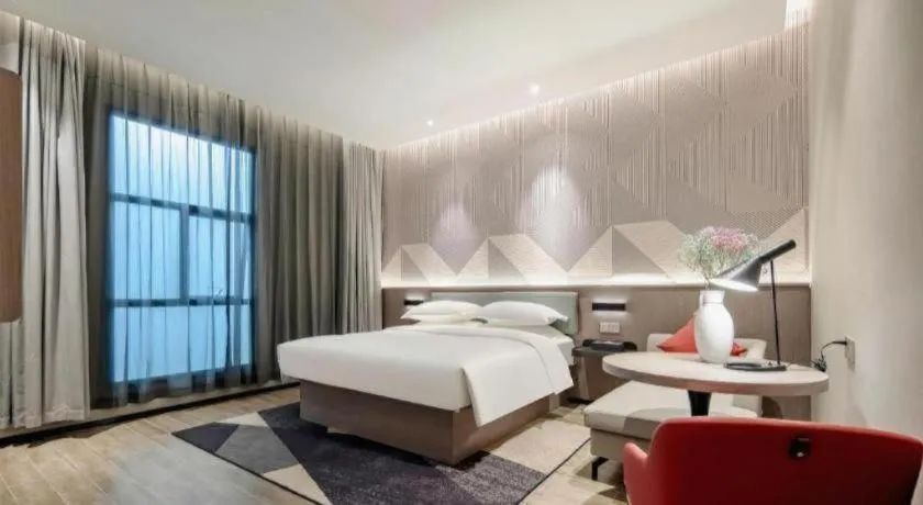 Bed in Borrman Hotel Fangchenggang Shangsi Zhonghua Road