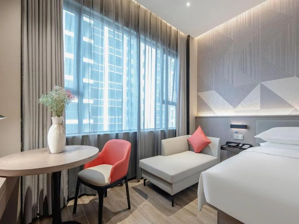 Bed in Borrman Hotel Fangchenggang Shangsi Zhonghua Road