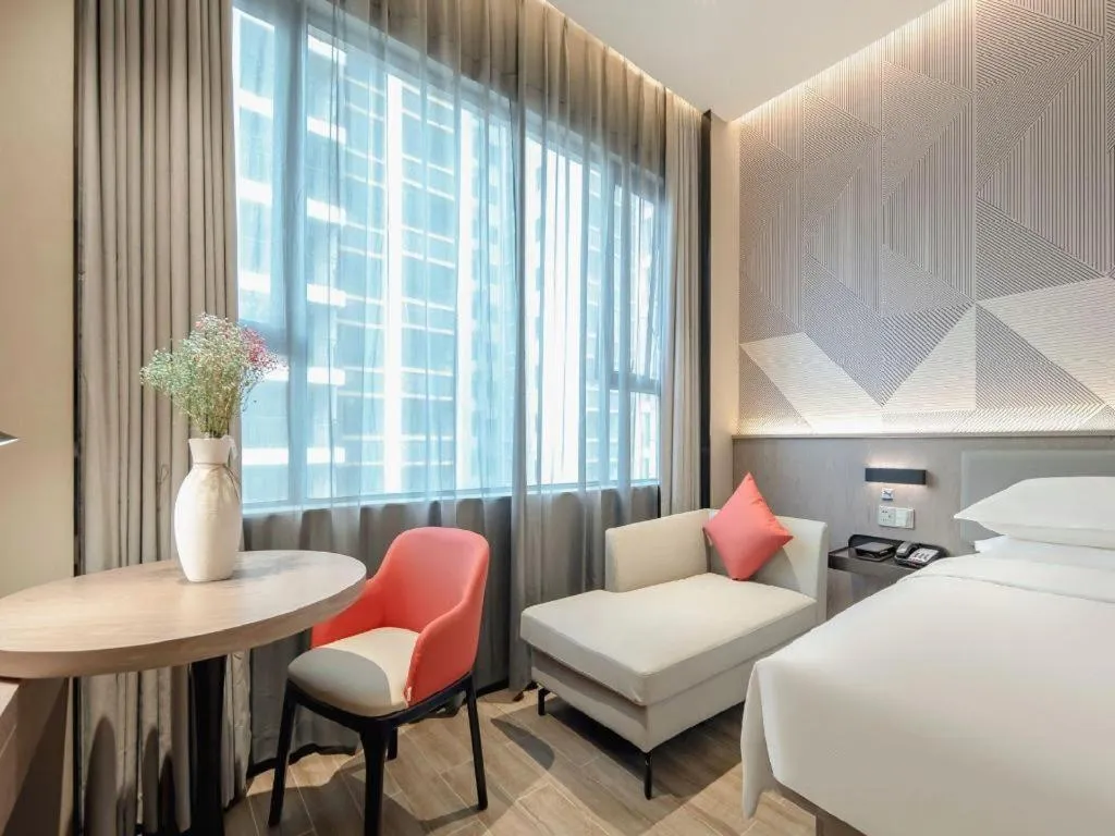 Bed in Borrman Hotel Fangchenggang Shangsi Zhonghua Road