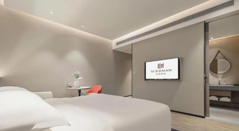 Bed in Borrman Hotel Fangchenggang Shangsi Zhonghua Road