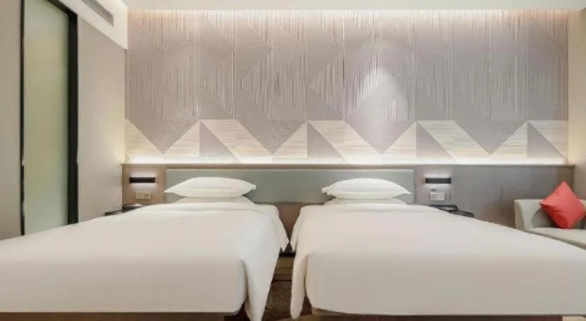 Bed in Borrman Hotel Fangchenggang Shangsi Zhonghua Road