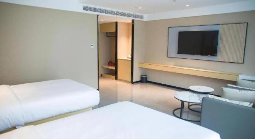 Bed in City Comfort Inn Badong Passenger Transport Center