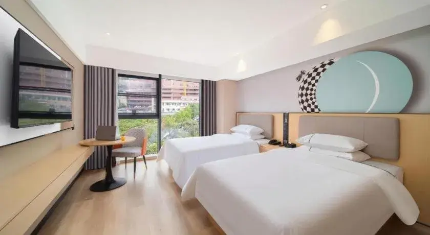 Bed in City Comfort Inn Badong Passenger Transport Center Bed in City Comfort Inn Badong Passenger Transport Center