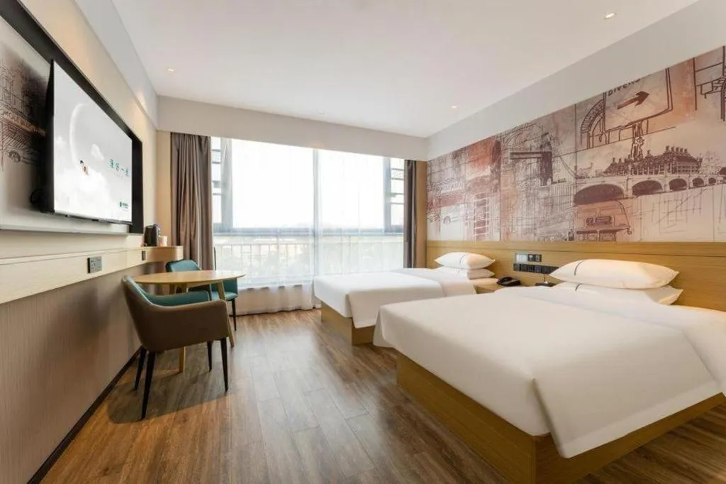 Bed in City Comfort Inn Wuhan Dongxihu Tianyuan Avenue