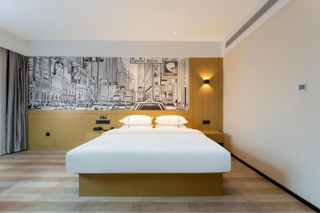 Bed in City Comfort Inn Wuhan Dongxihu Tianyuan Avenue