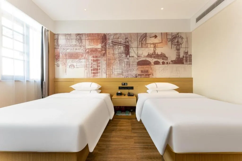 Bed in City Comfort Inn Wuhan Dongxihu Tianyuan Avenue