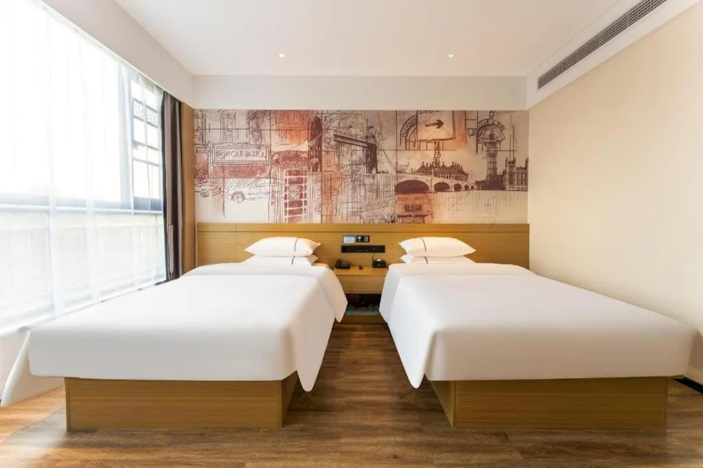 Bed in City Comfort Inn Wuhan Dongxihu Tianyuan Avenue