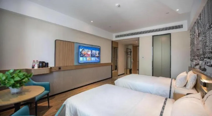 Bed in City Comfort Inn Ezhou Wuyue Plaza