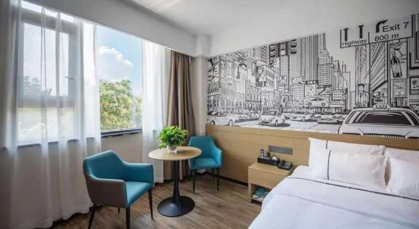 Bed in City Comfort Inn Ezhou Wuyue Plaza Bed in City Comfort Inn Ezhou Wuyue Plaza