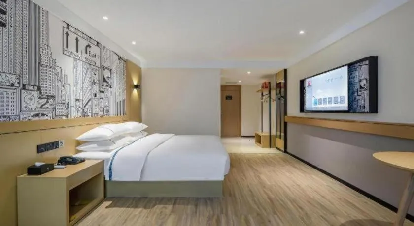 Bed in City Comfort Inn Nanning Puluowangsi