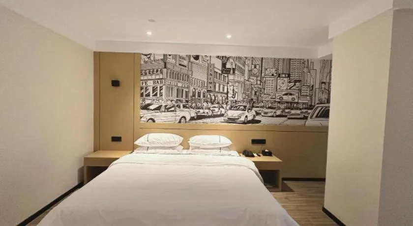 Bed in City Comfort Inn Nanning Puluowangsi