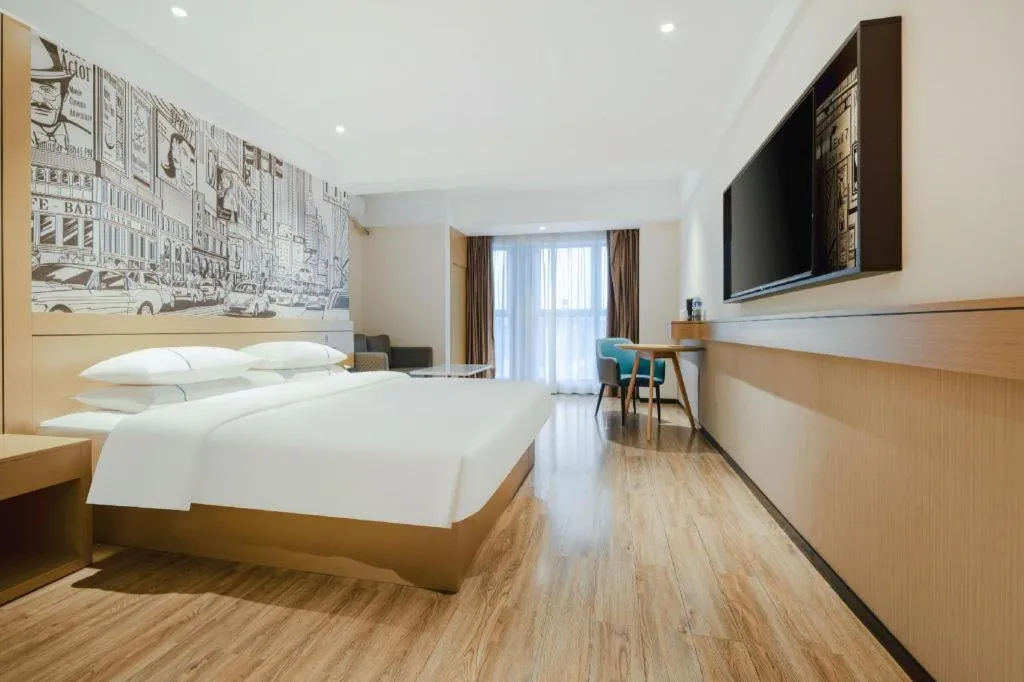 Bed in City Comfort Inn Nanning Puluowangsi