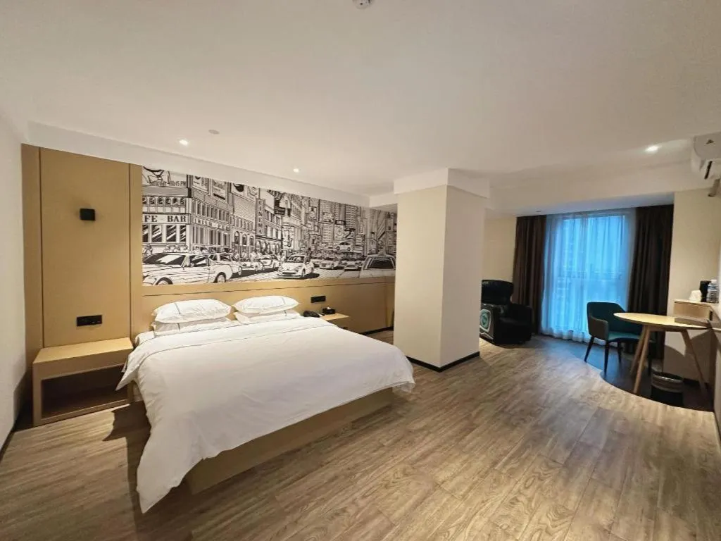 Bed in City Comfort Inn Nanning Puluowangsi