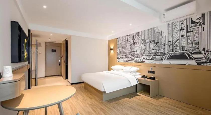 Bed in City Comfort Inn Nanning Puluowangsi