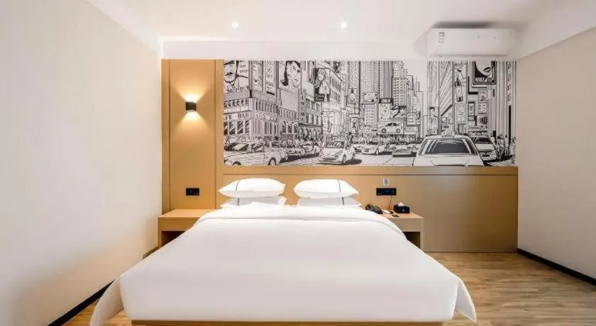 Bed in City Comfort Inn Nanning Puluowangsi