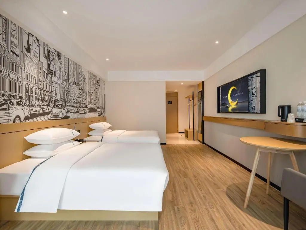 Bed in City Comfort Inn Nanning Puluowangsi