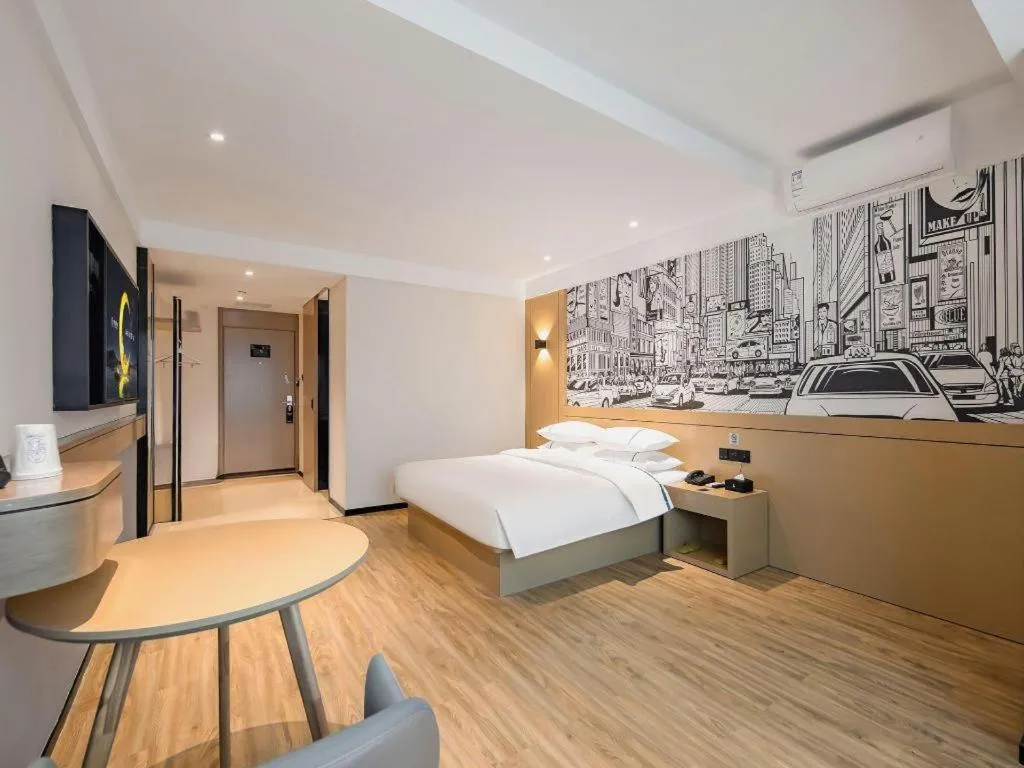 Bed in City Comfort Inn Nanning Puluowangsi