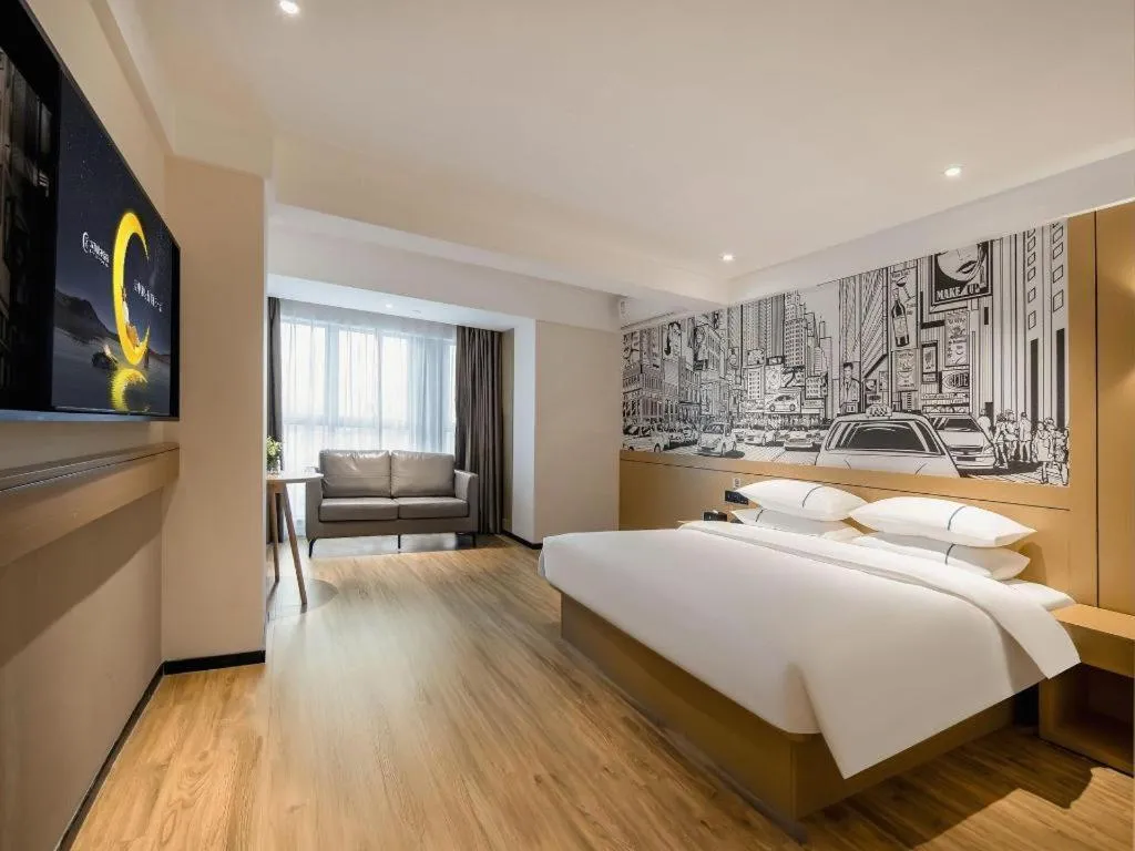 Bed in City Comfort Inn Nanning Puluowangsi