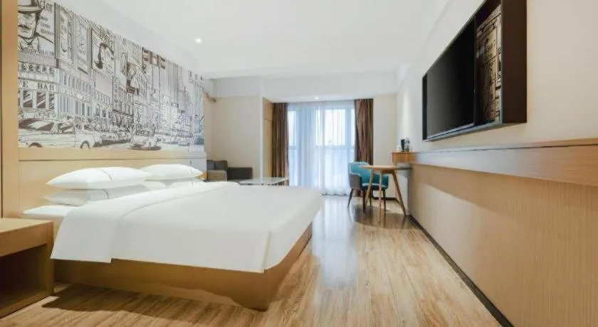 Bed in City Comfort Inn Nanning Puluowangsi