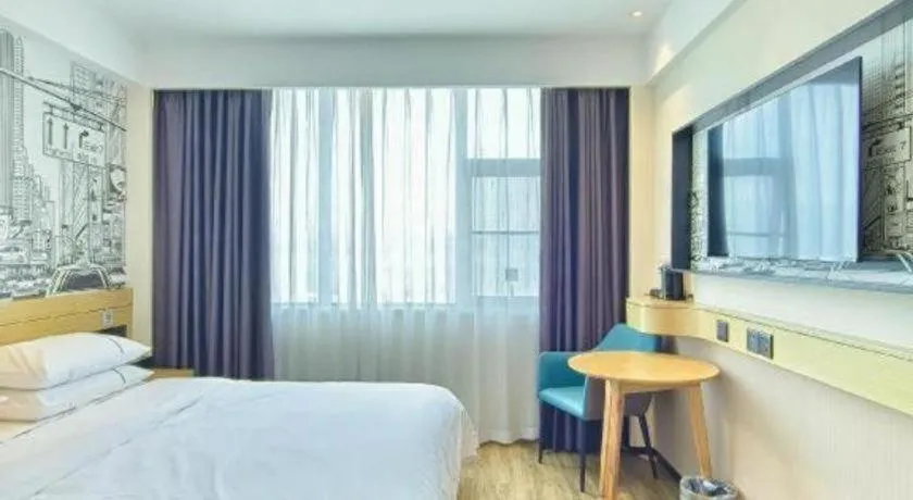 Bed in City Comfort Inn Yichang Zigui Three Gorges Dam Binhu