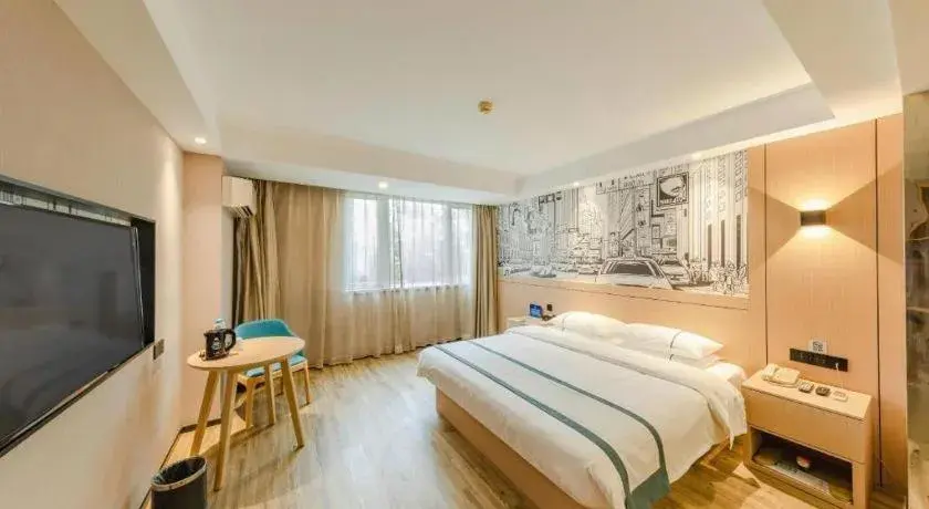 Bed in City Comfort Inn Beijing Capital Airport Shunyi Metro Station Bed in City Comfort Inn Beijing Capital Airport Shunyi Metro Station