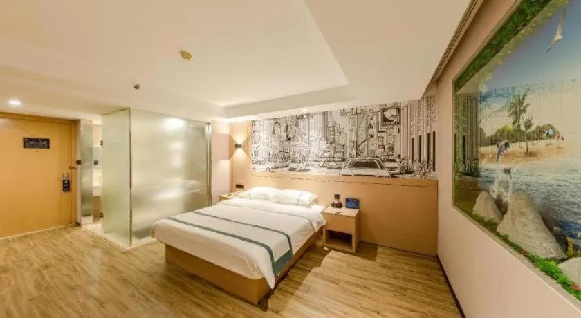 Bed in City Comfort Inn Beijing Capital Airport Shunyi Metro Station