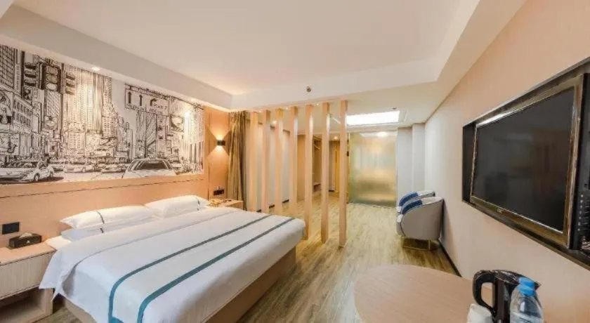 Bed in City Comfort Inn Beijing Capital Airport Shunyi Metro Station
