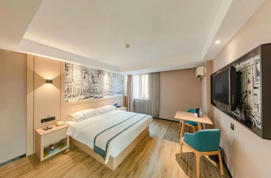 Bed in City Comfort Inn Beijing Capital Airport Shunyi Metro Station Bed in City Comfort Inn Beijing Capital Airport Shunyi Metro Station