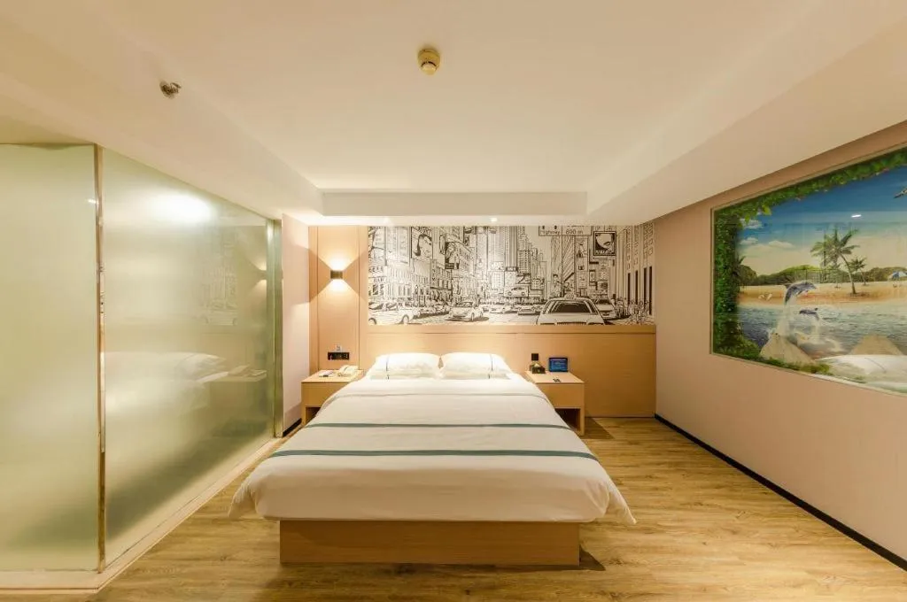 Bed in City Comfort Inn Beijing Capital Airport Shunyi Metro Station