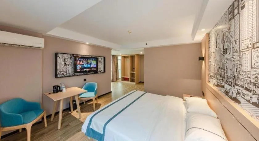 Bed in City Comfort Inn Beijing Capital Airport Shunyi Metro Station