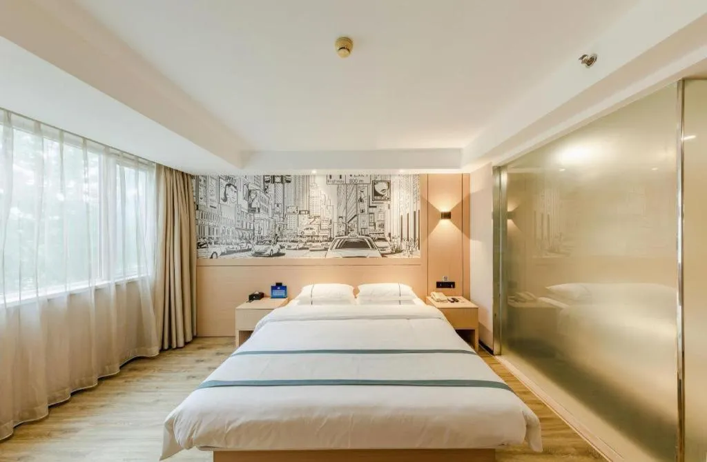 Bed in City Comfort Inn Beijing Capital Airport Shunyi Metro Station