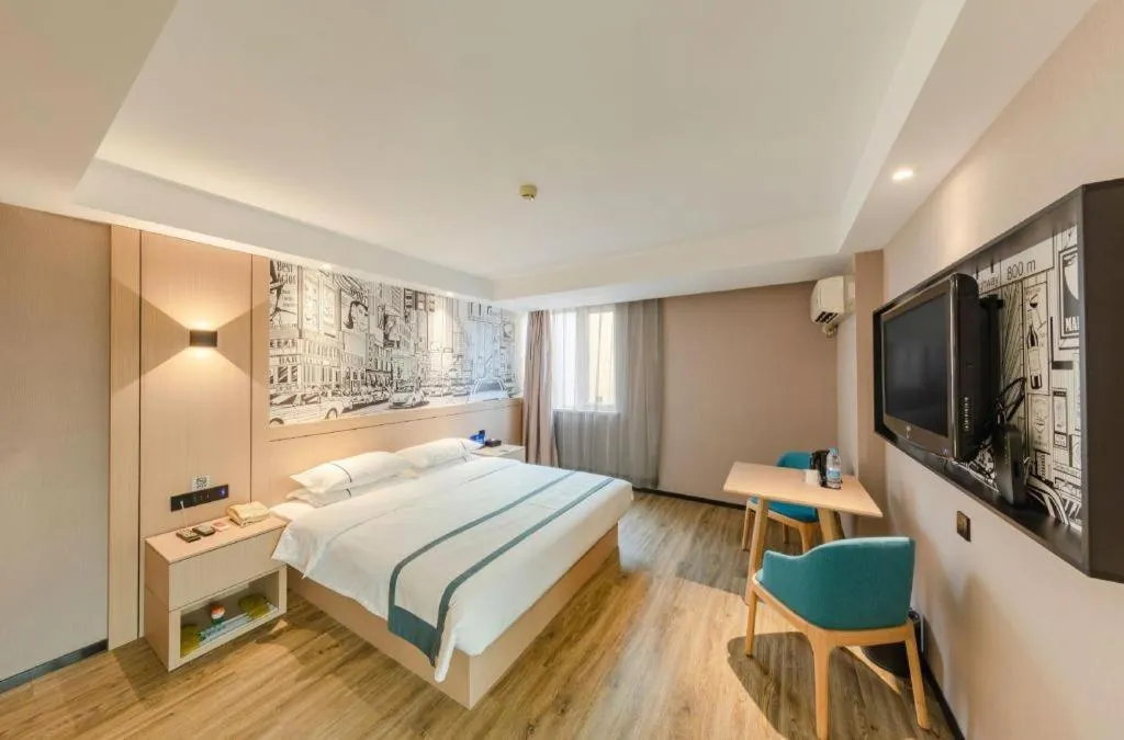 Bed in City Comfort Inn Beijing Capital Airport Shunyi Metro Station