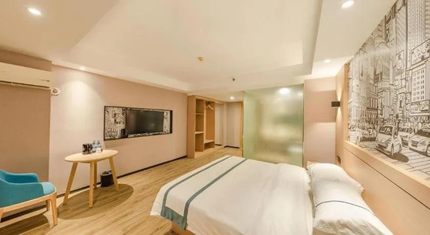 Bed in City Comfort Inn Beijing Capital Airport Shunyi Metro Station