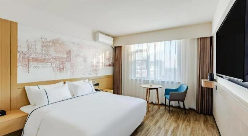 Bed in City Comfort Inn Shaorao Poyang