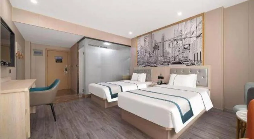 Bed in City Comfort Inn Quanzhou Jinjiang Airport Yangguang Food Street