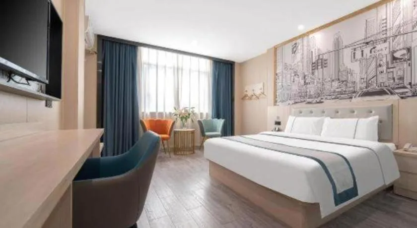 Bed in City Comfort Inn Quanzhou Jinjiang Airport Yangguang Food Street