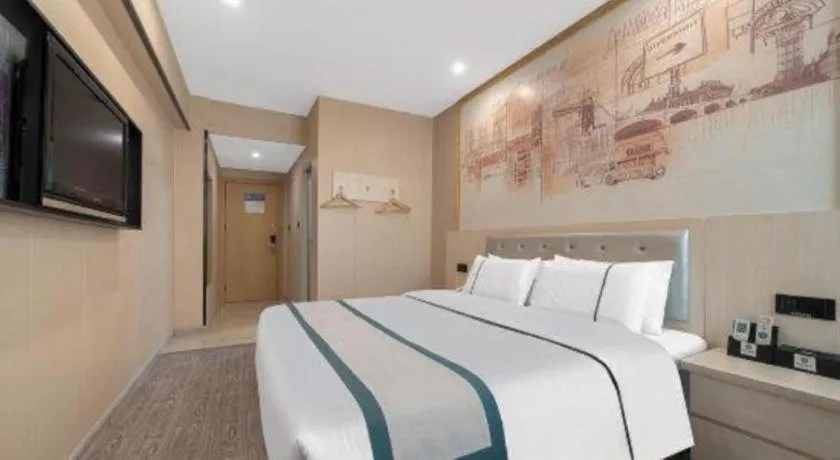 Bed in City Comfort Inn Quanzhou Jinjiang Airport Yangguang Food Street