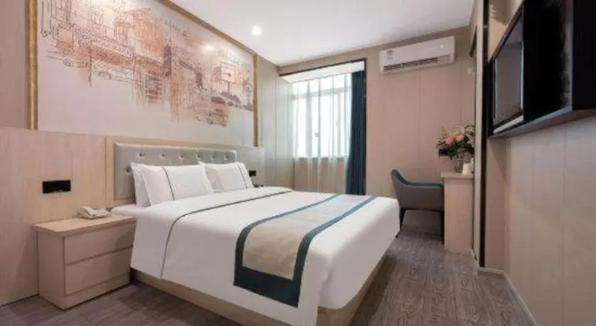 Bed in City Comfort Inn Quanzhou Jinjiang Airport Yangguang Food Street