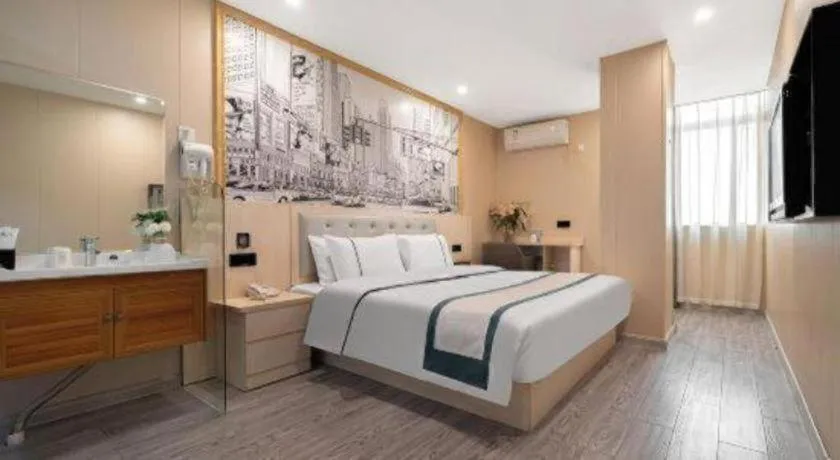 Bed in City Comfort Inn Quanzhou Jinjiang Airport Yangguang Food Street