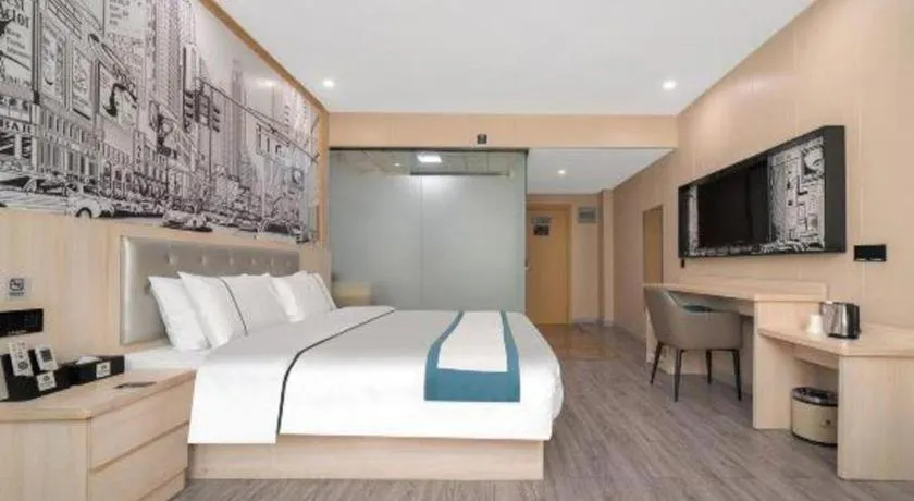 Bed in City Comfort Inn Quanzhou Jinjiang Airport Yangguang Food Street