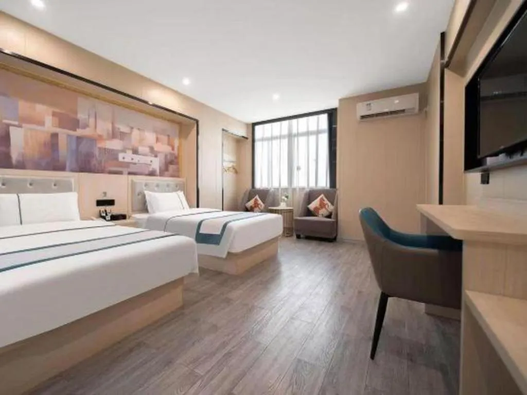 Bed in City Comfort Inn Quanzhou Jinjiang Airport Yangguang Food Street