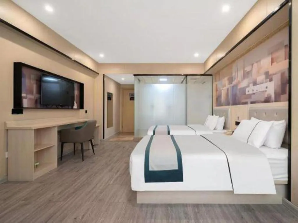 Bed in City Comfort Inn Quanzhou Jinjiang Airport Yangguang Food Street