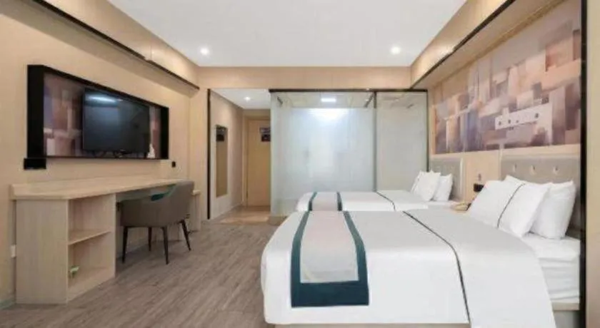 Bed in City Comfort Inn Quanzhou Jinjiang Airport Yangguang Food Street