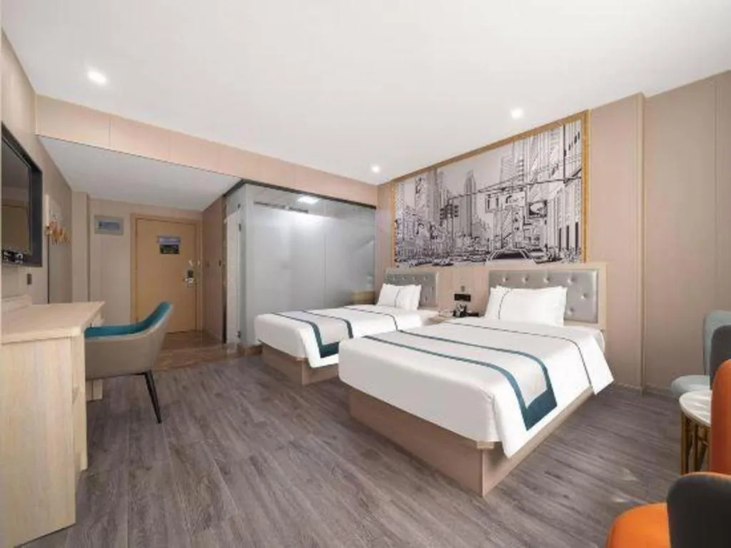 Bed in City Comfort Inn Quanzhou Jinjiang Airport Yangguang Food Street