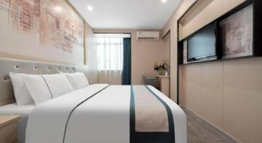 Bed in City Comfort Inn Quanzhou Jinjiang Airport Yangguang Food Street