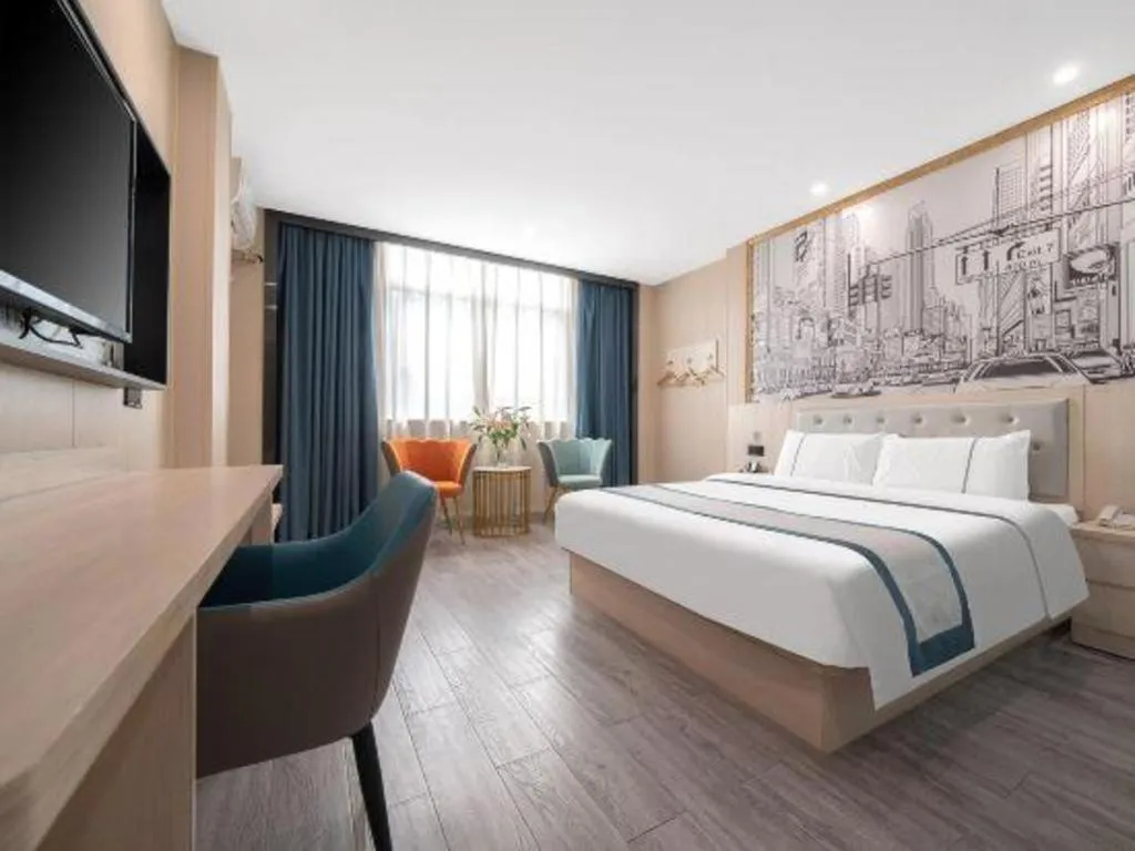 Bed in City Comfort Inn Quanzhou Jinjiang Airport Yangguang Food Street
