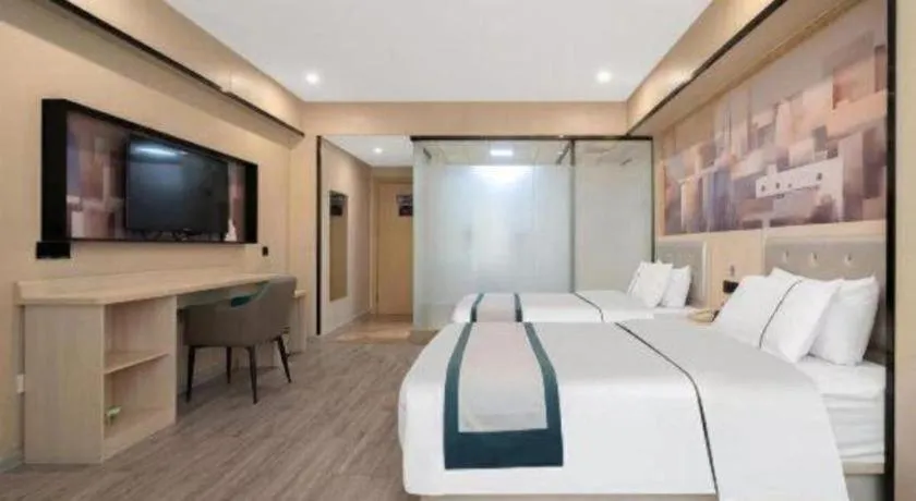 Bed in City Comfort Inn Quanzhou Jinjiang Airport Yangguang Food Street
