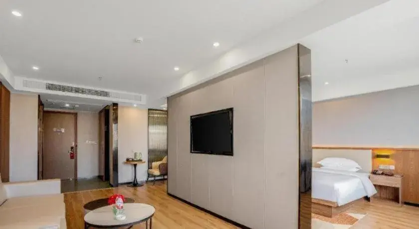 Bed in Borrman Hotel Zoucheng Huamaowan Mall Bed in Borrman Hotel Zoucheng Huamaowan Mall